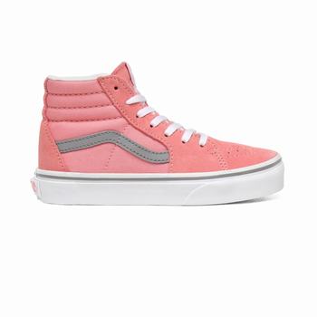 Gyerek Vans Pop Sk8-Hi Magasszárú Cipő VA0193742 Rózsaszín/Szürke